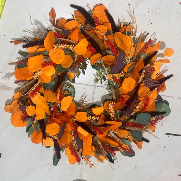 New handmade autumn eucalyptus wreath - Picture 5 of 11